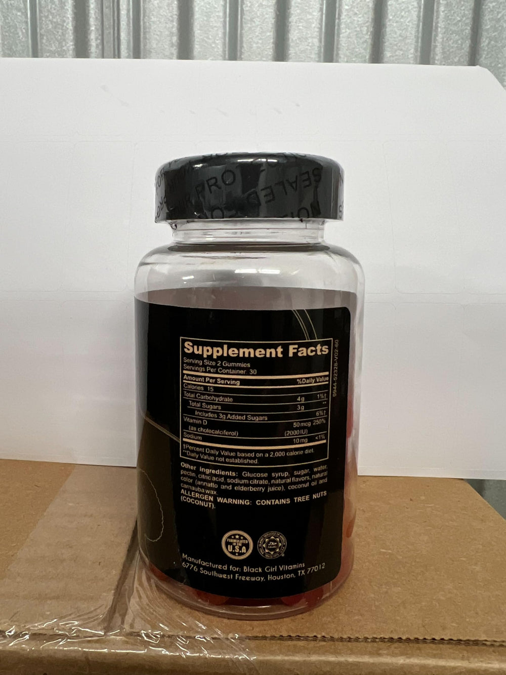 Gluten-free and dairy-free labeling on packaging