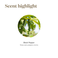Black Pepper Vitality added to a cooking soup for robust flavor