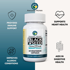 Herbal blend of black seed, fenugreek, thyme, parsley and garlic