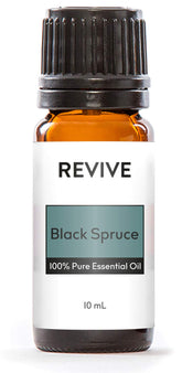 Revive Black Spruce Essential Oil bottle with label