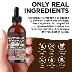 Hull Bark and neem extract in herbal tincture