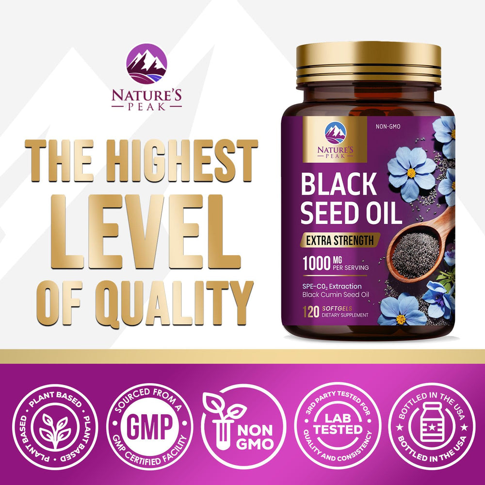 Black seed oil for skin and hair beauty support