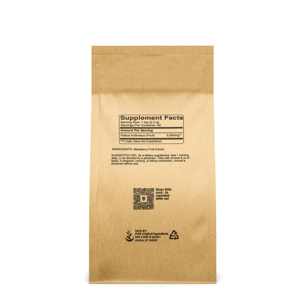 Blackberry Fruit Extract 4:1 powder close-up