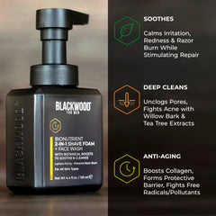 Blackwood For Men BioNutrient Pentavitin moisture lock for lasting hydration.