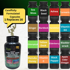 Bladderwrack and Burdock root supplement