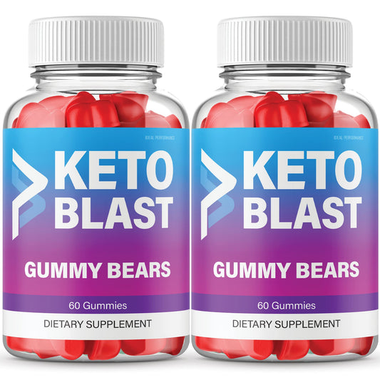 Blast Keto ACV Gummies bottle and label