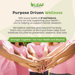 Product packaging and label details for B’LEAF NATURE moringa
