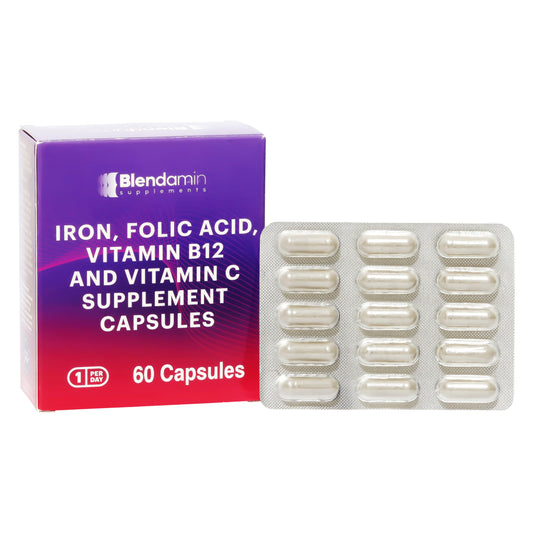 Blendamin Iron capsules bottle - front view
