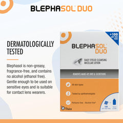 Blephasol Duo 100 cotton pads package