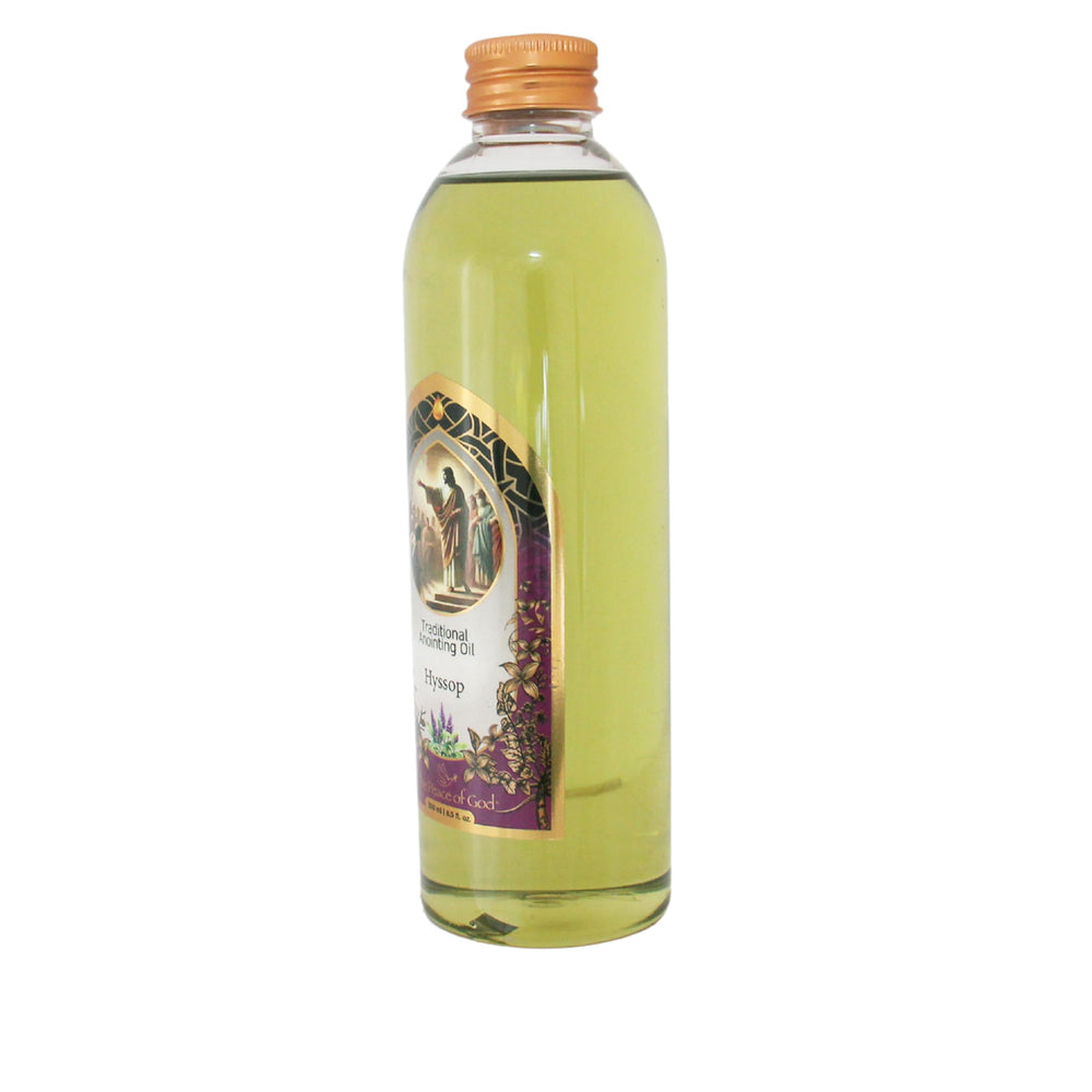 Hyssop scented oil bottle for meditation and anointing