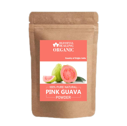 Blessfull Healing Organic Pink Guava Powder 100 g packaging