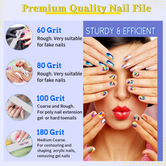 BLESWIN professional salon-grade files for durable daily use.