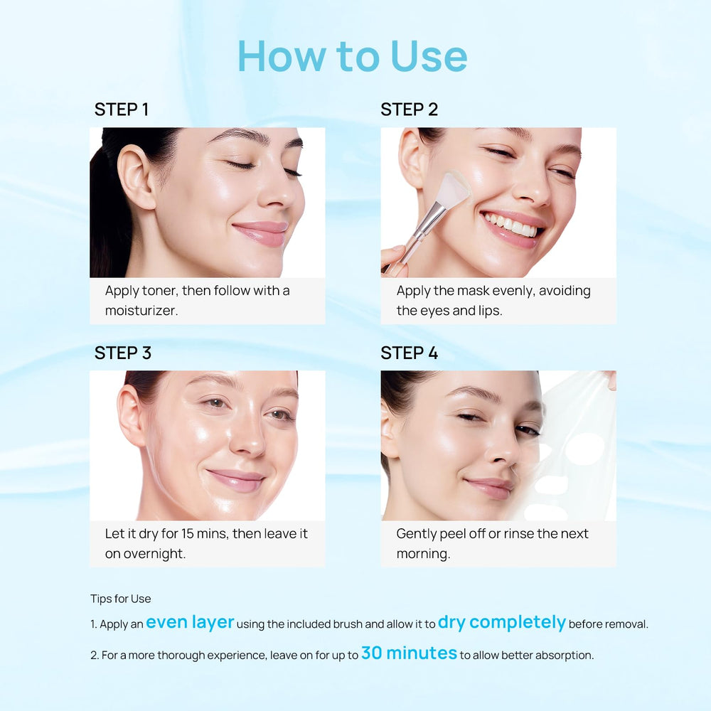 Bleuvél Night Wrapping Mask glow image signaling hydration lock