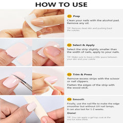 BlinkingNails glossy-pink-glitter-finish adds a polished salon-like look