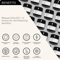 Shilajit resin jar and packaging – Blisque branding