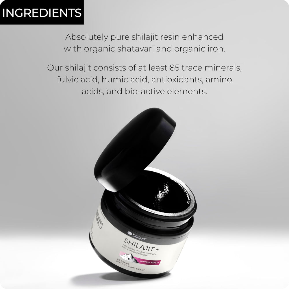 Blisque Shilajit Resin for women's health benefits