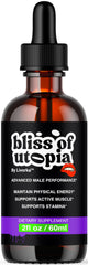 Front view of Bliss of Utopia Drops bottle
