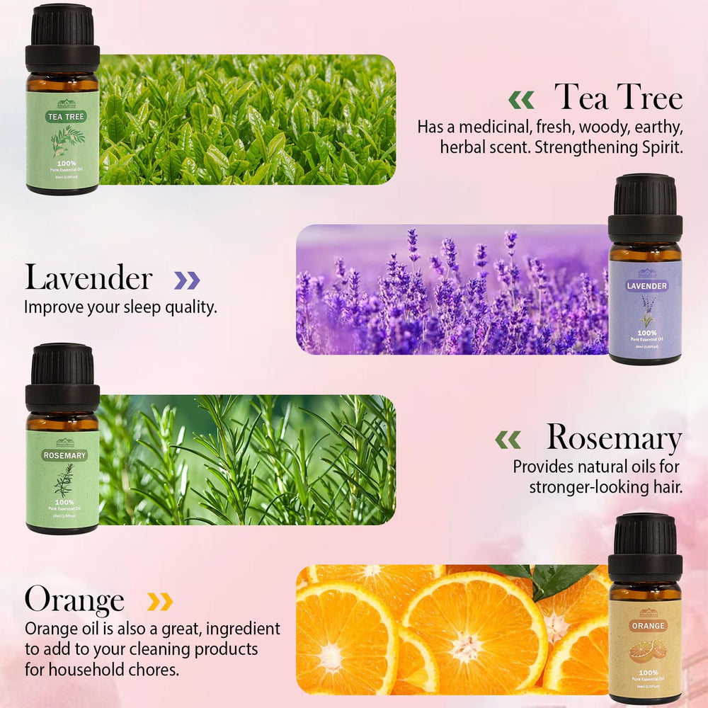Amber glass bottles with dropper caps for BlissfulBlend essential oils