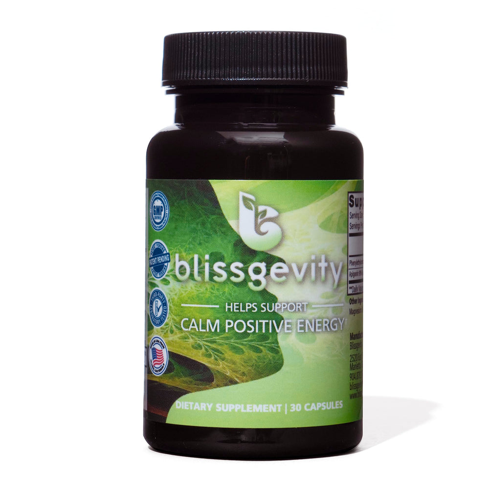 Person focused and productive after taking Blissgevity