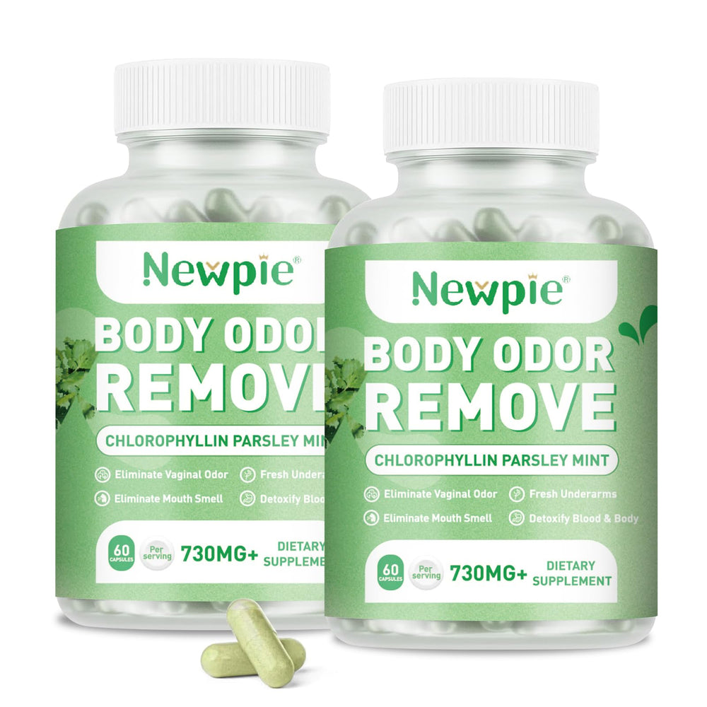 Blltzzz Body Deodorizing Supplement bottle with 60 capsules