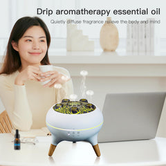 Leakproof jellyfish diffuser with spill-resistant nozzles