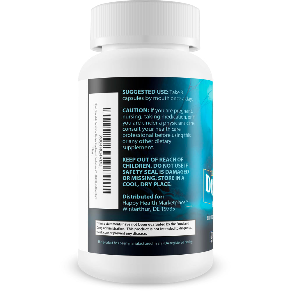 Blood Flow Male Dominator energy and focus illustration