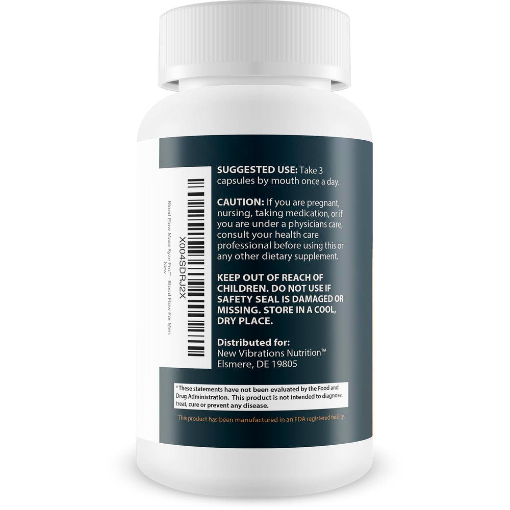 Graphic elements highlighting nitric oxide and circulation