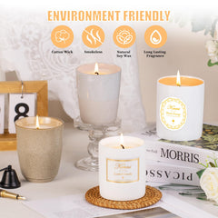 Non-toxic candle with long-lasting fragrance