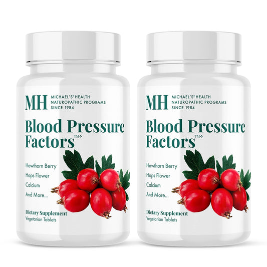 Front label of MICHAEL'S Blood Pressure Factors bottle