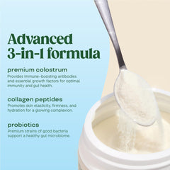 How to mix Bloom Nutrition colostrum powder with water or juice