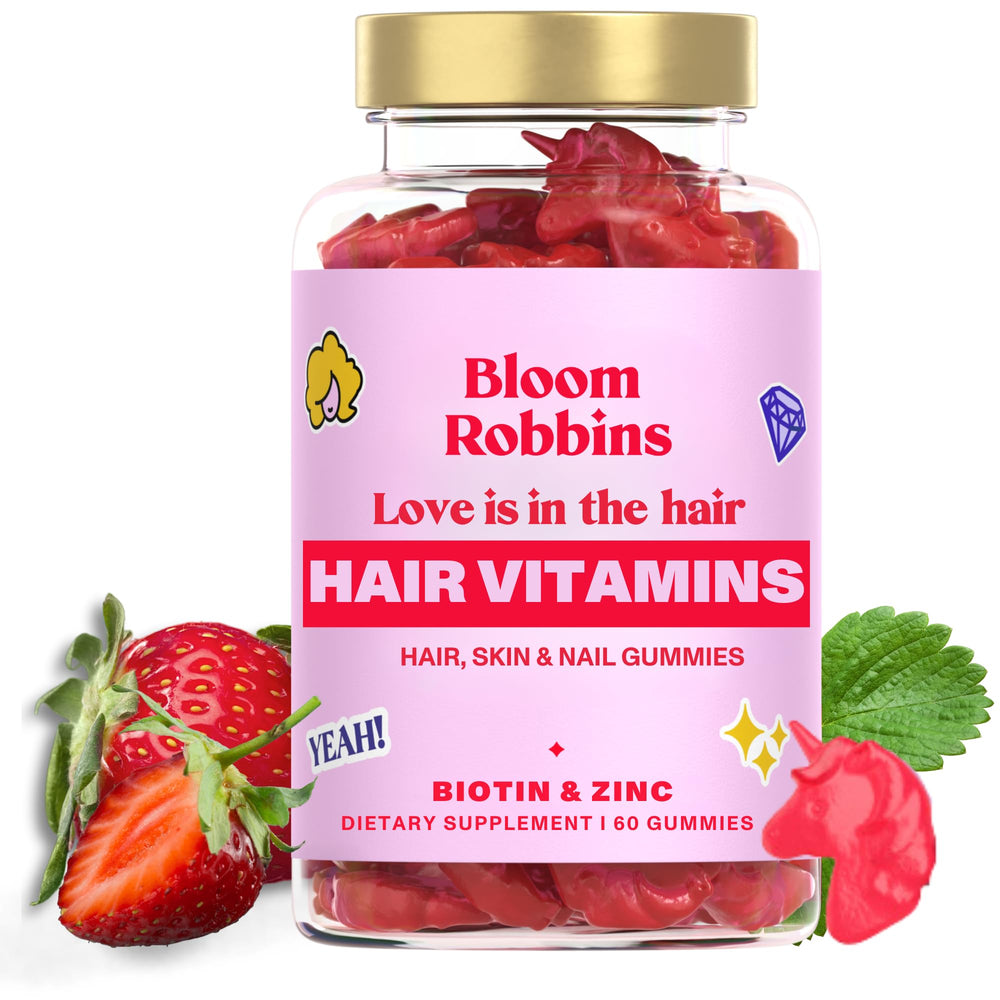 Bloom Robbins 60 Hair Gummies hero image