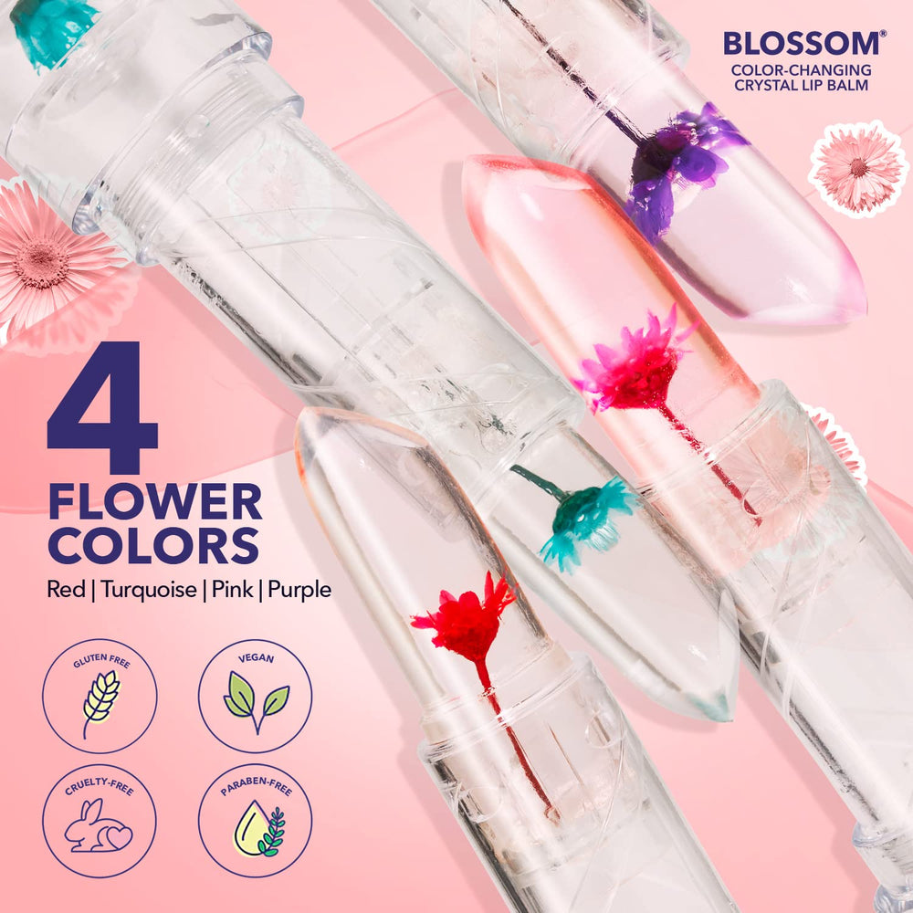 Blossom lip care range invites exploration beyond lips.