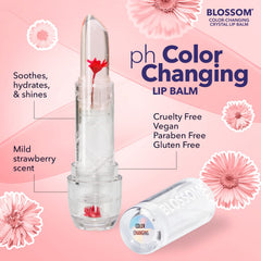 Blossom two-pack gift set featuring red and blush balms.