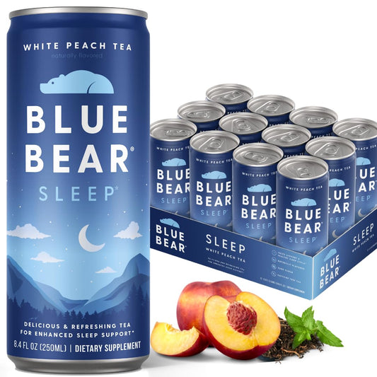 Front view of Blue Bear Melatonin Sleep Drink can