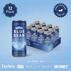 Caffeine-free, zero sugar Blue Bear Sleep Drink
