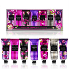 Blue by Betsey Johnson Snow Berry hand cream tube nourishes dry hands with fast-absorbing hydration