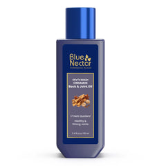 Blue Nectar Ayurvedic Pain Relief Oil bottle with front label