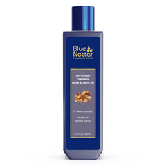Blue Nectar Ayurvedic Pain Oil bottle with cinnamon and clove