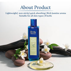 Calming, fast-absorbing body massage oil for the skin