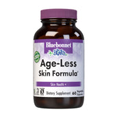 BlueBonnet Age-Less Skin Formula Capsules bottle label - front view