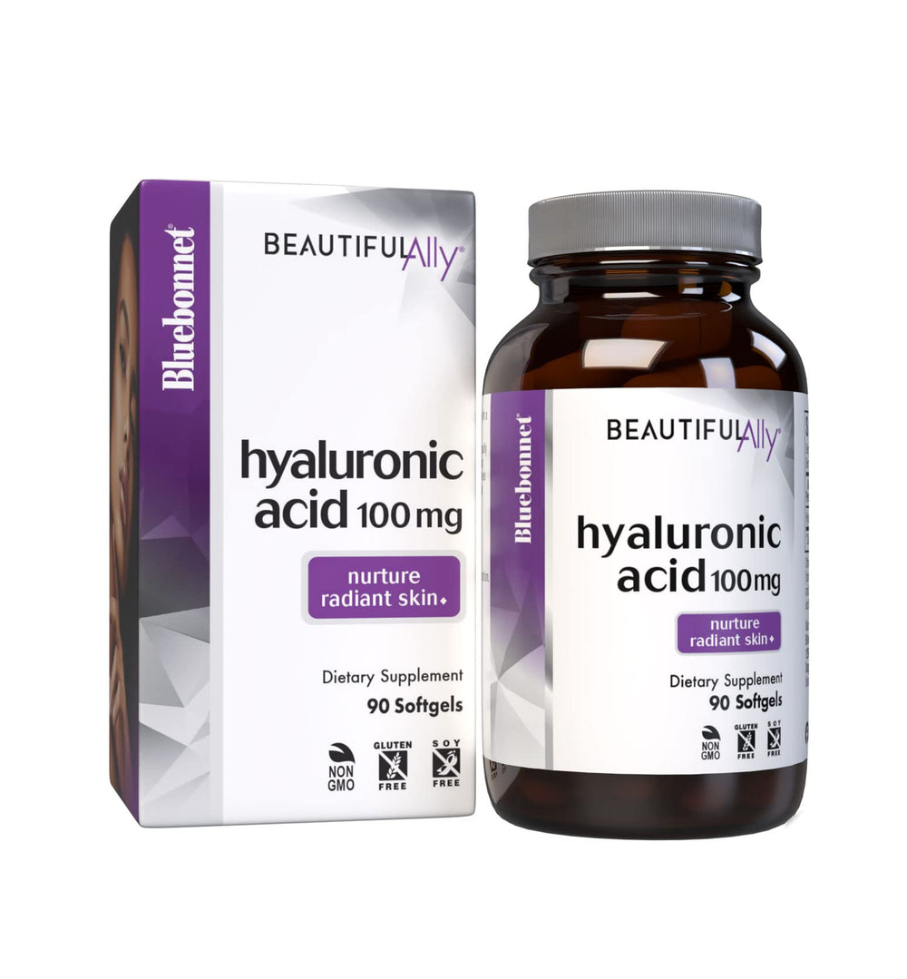 Beautiful Ally Hyaluronic Acid 100 mg Softgels bottle front
