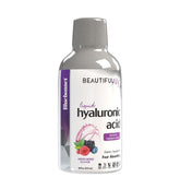 Front view of Bluebonnet Beautiful Ally Liquid Hyaluronic Acid 16 oz bottle