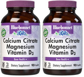 Bluebonnet Calcium Citrate Magnesium Vitamin D3 caplets bottle front view