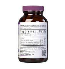 Supplement ingredients showing per-serving amounts: 1000 mg Calcium, 400 mg Magnesium, 99 mg Potassium