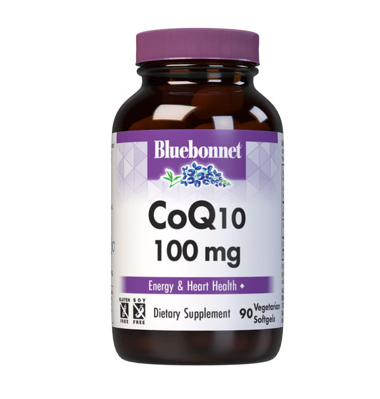BlueBonnet CoQ-10 100 mg Vegetarian Softgels bottle label