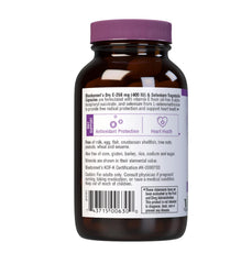 60 vegetarian capsules in bottle on white background