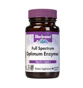 BlueBonnet Full Spectrum Optimum Enzymes Vegetarian Capsules bottle label