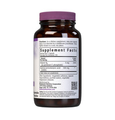 Product label for BlueBonnet GABA 500 mg with GABA and P5P