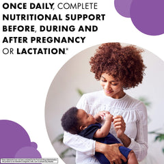 BlueBonnet Nutrition Ladies’ One Prenatal bottle with capsules