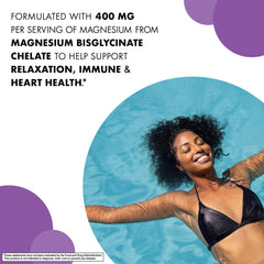 Bluebonnet Magnesium Glycinate 400mg label front